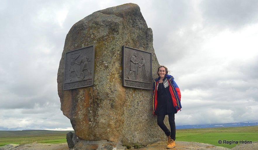 Grettir the Strong and Grettisbæli Lair in Hítardalur Valley in West Iceland