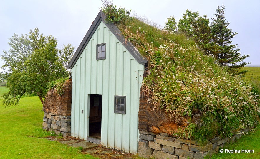 Reynistaður turf house in Skagafjörður in North-Iceland Reynistaður turf house in Skagafjörður in North-Iceland