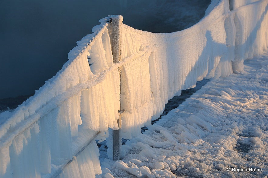 The Golden Circle in Iceland looks quite magical in the Wintertime