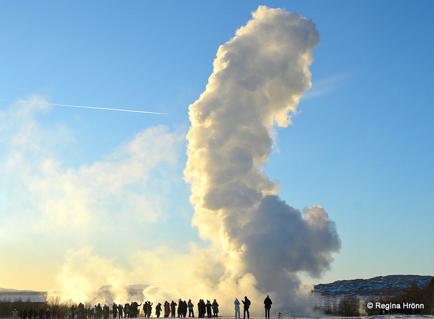 The Golden Circle in Iceland looks quite magical in the Wintertime