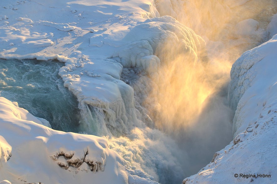 The Golden Circle in Iceland looks quite magical in the Wintertime