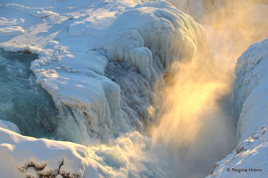 The Golden Circle in Iceland looks quite magical in the Wintertime