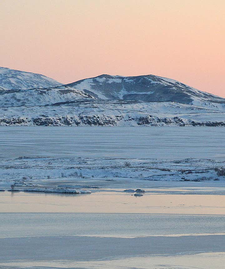 The Golden Circle in Iceland looks quite magical in the Wintertime