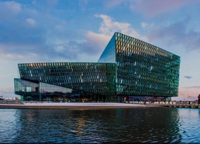 The Harpa Concert Hall in Reykjavik.