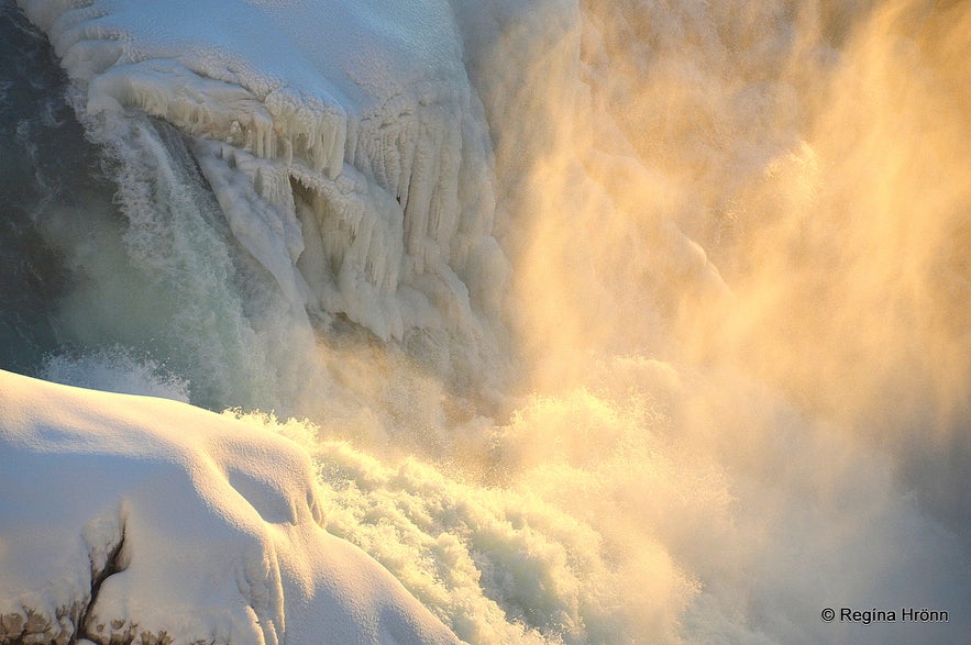 The Golden Circle in Iceland looks quite magical in the Wintertime