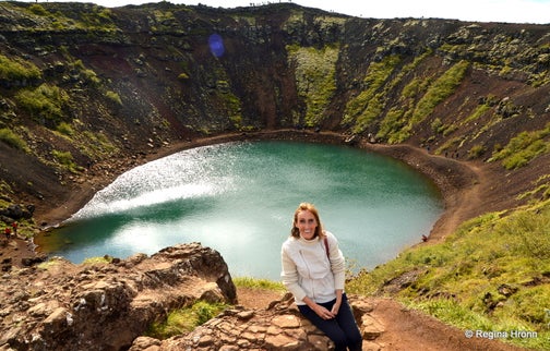 Kerið crater and Nykurinn - the Water-kelpie in South Iceland