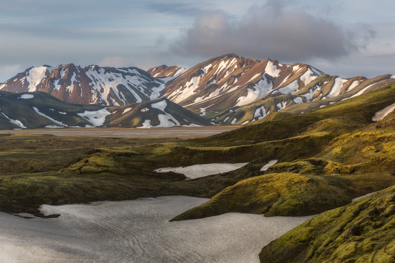Landmannalaugar is famous for its beautiful peaks.
