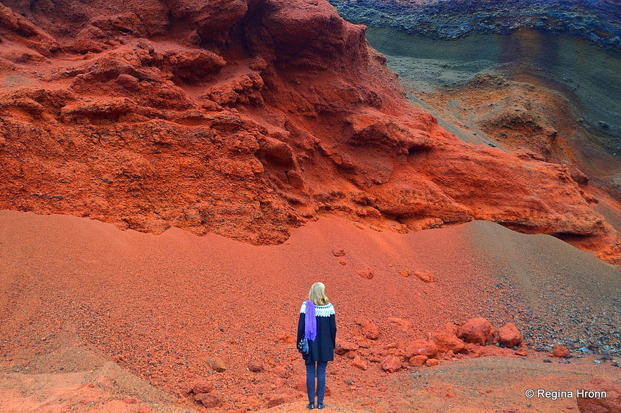 Kerið crater and Nykurinn - the Water-kelpie in South Iceland