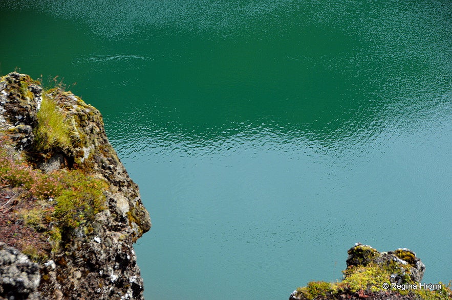 Kerið crater and Nykurinn - the Water-kelpie in South Iceland