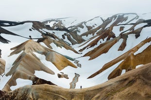 A surreal landscape of rhyolite mountains awaits.