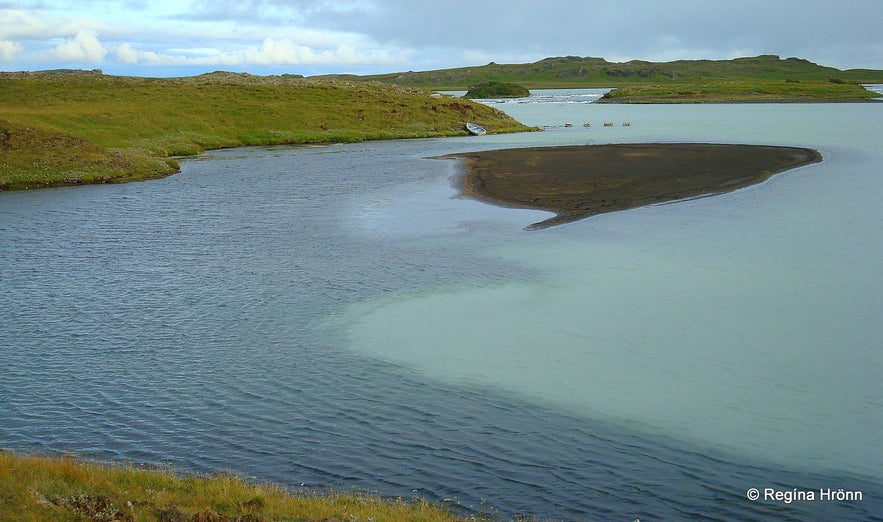 Kerið crater and Nykurinn - the Water-kelpie in South Iceland