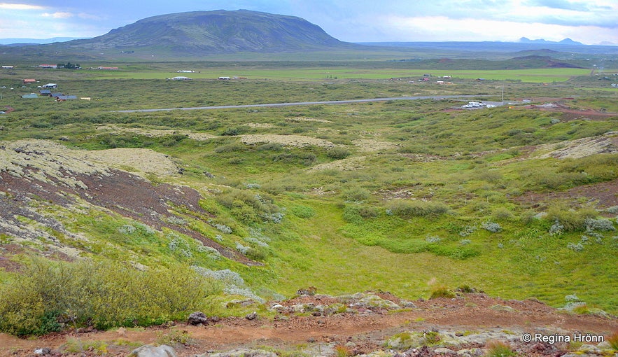 Kerið crater and Nykurinn - the Water-kelpie in South Iceland