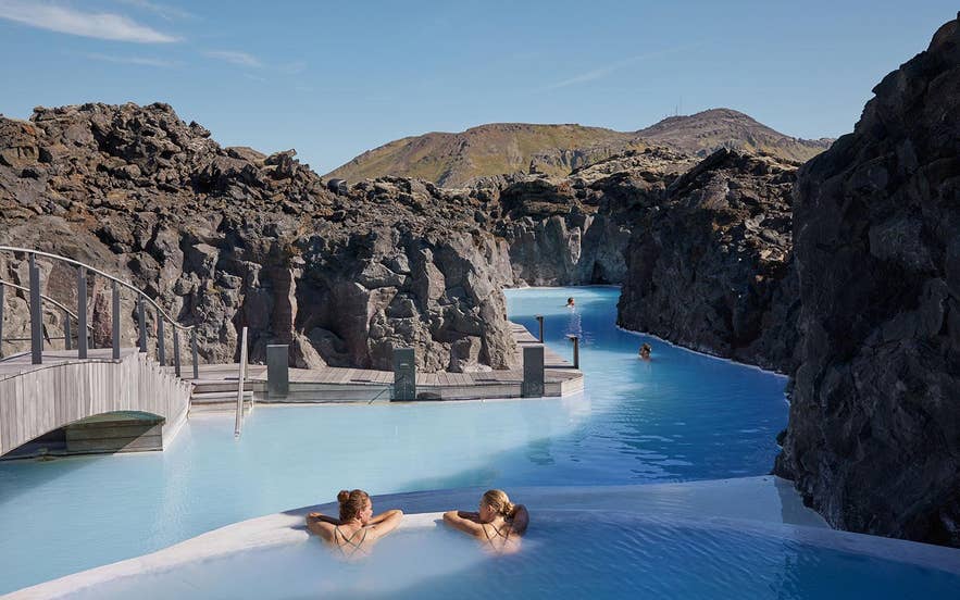Der Spa-Bereich des Blue-Lagoon-Retreat-Geothermalbads.