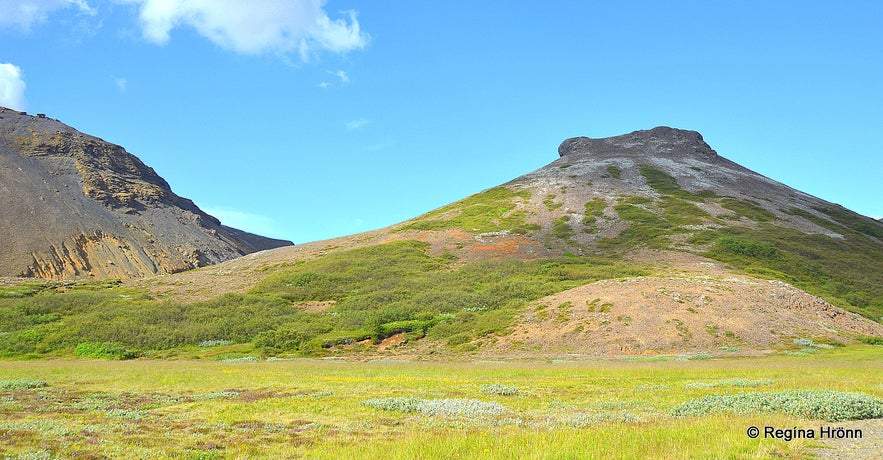 An easy Hike on Mt. Meyjarsæti and Lake Sandkluftavatn in South Iceland