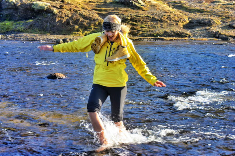 Hiking Glymur Waterfall Iceland