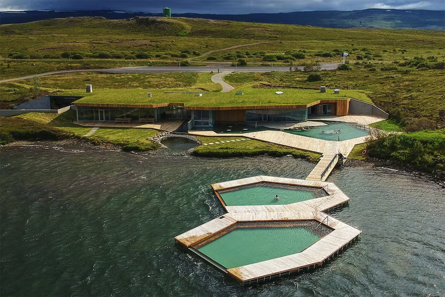 Vok Baths in the Eastfjords of Iceland