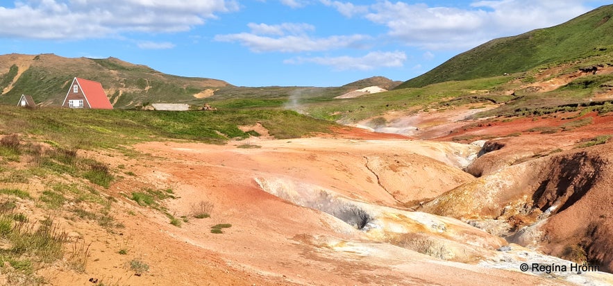 The colourful Þeistareykir Geothermal Area in North Iceland