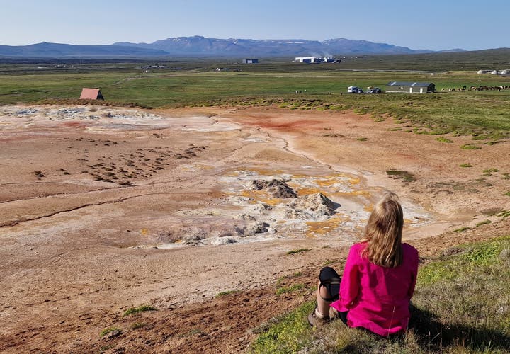 The colourful Þeistareykir Geothermal Area in North Iceland