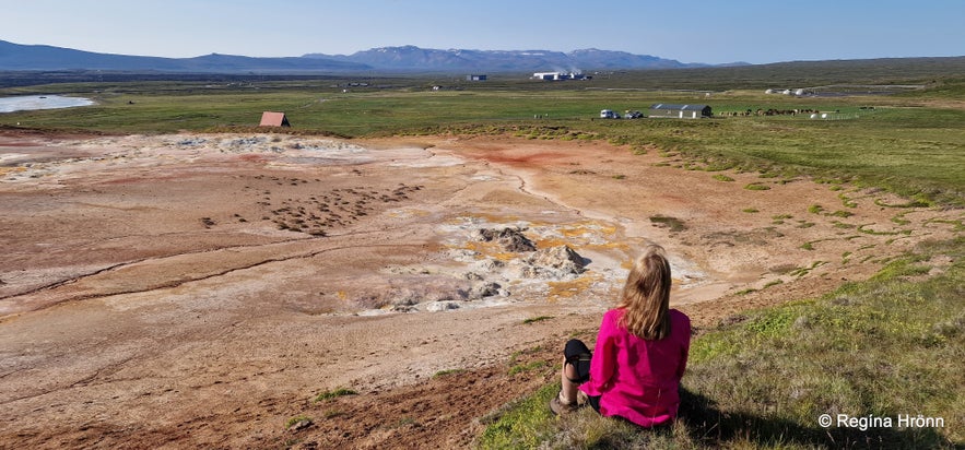 The colourful Þeistareykir Geothermal Area in North Iceland