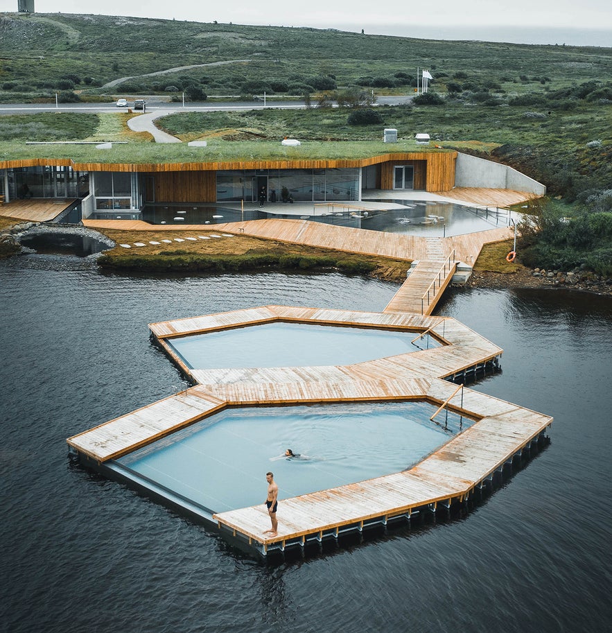 Vök Baths geothermal spa in the East of Iceland