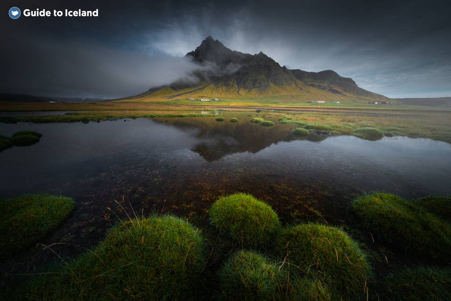 Vestrahorn mountain in the southeast of Iceland
