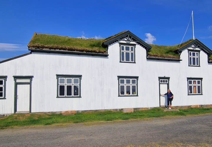 The Majestic Grænavatn Turf House at Mývatn in North Iceland