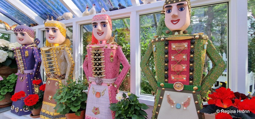 Wonderfully Colourful Fairytale Figures in Akureyri in North Iceland
