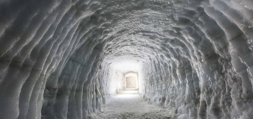 Into the Glacier tour takes you into the ice tunnels of Langjokull glacier