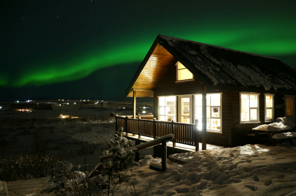 雷克霍特带热水浴缸的黄金圈之家 | Golden Circle House With Hot Tub in Reykholt