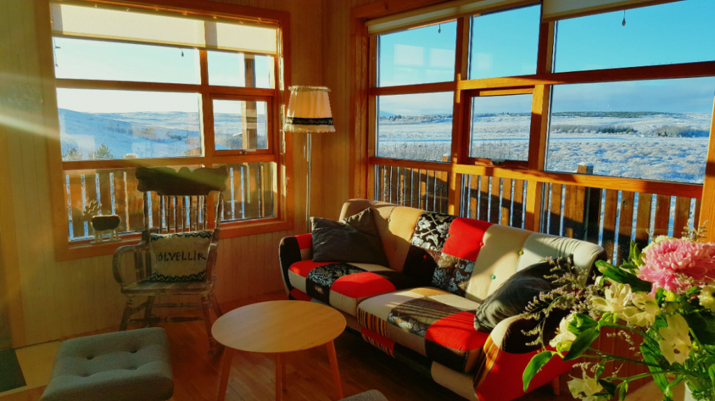 雷克霍特带热水浴缸的黄金圈之家 | Golden Circle House With Hot Tub in Reykholt