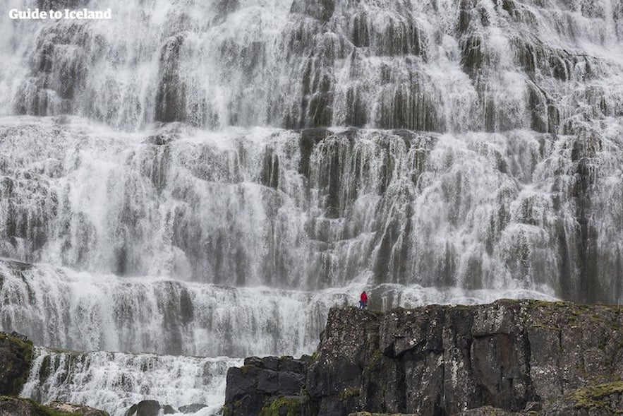 Dynjandi er en imponerende foss i Vestfjordene