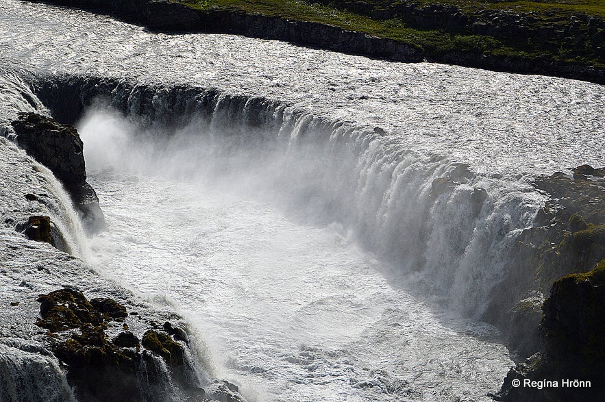 Jökulsá á Fjöllum Glacial River and the magnificent Waterfalls in Jökulsárgljúfur Canyon