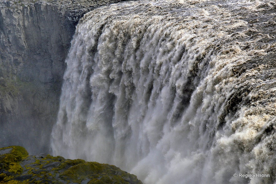 Jökulsá á Fjöllum Glacial River and the magnificent Waterfalls in Jökulsárgljúfur Canyon