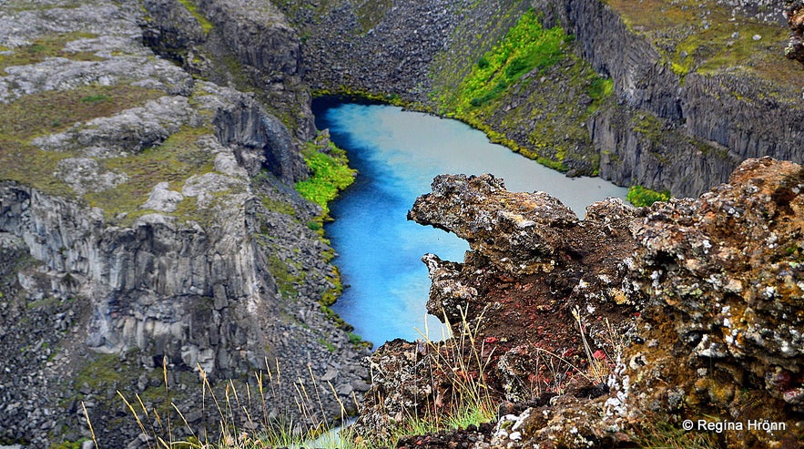 Jökulsá á Fjöllum Glacial River and the magnificent Waterfalls in Jökulsárgljúfur Canyon