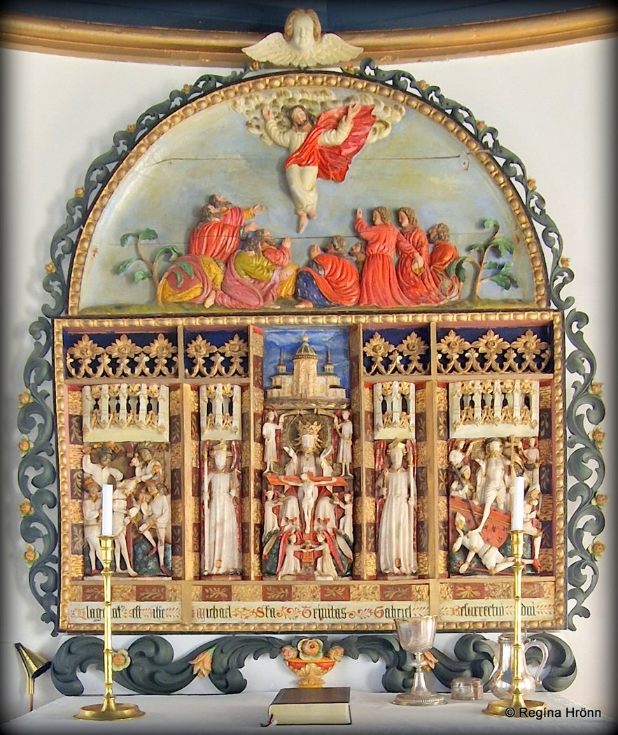 A Visit to the historical &THORN;ingeyrakirkja Church in North Iceland