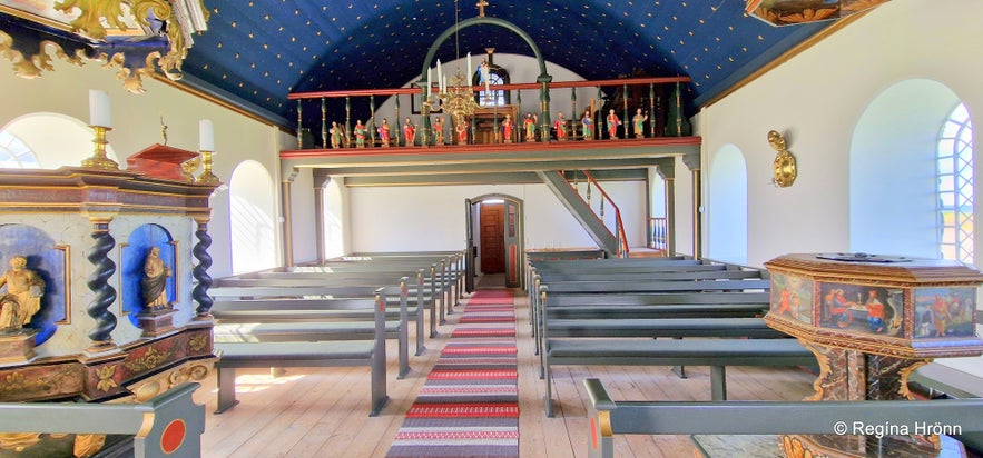 A Visit to the historical &THORN;ingeyrakirkja Church in North Iceland