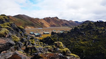 Colorful mountains and rocky landscapes headline the Landmannalaugar Super Jeep tour.
