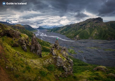 Thorsmork valley in the Highlands of Iceland offers magical scenery.