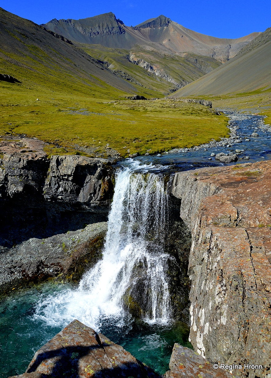 Skútafoss - the Hidden Waterfall of the Cave in East Iceland