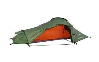 Tente tunnel Vango légère pour une à deux personnes.