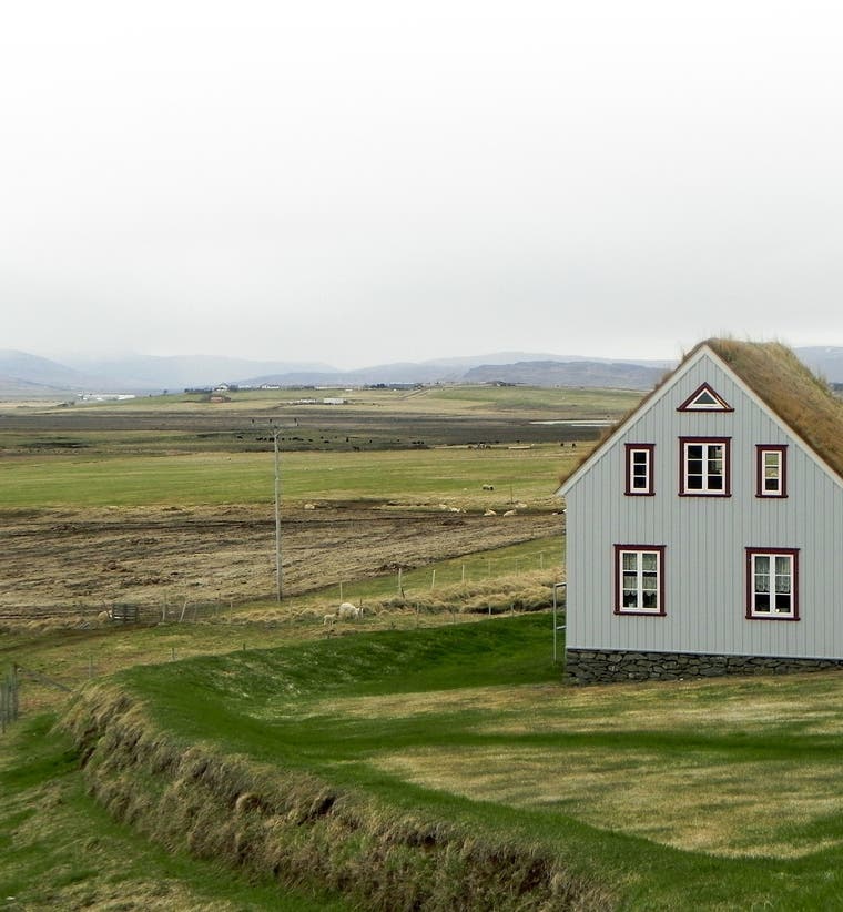 Boende på lantgård på Island