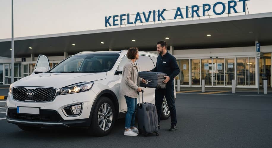 Taxi Service from Reykjavik to Keflavik Airport for Up to 4 Passengers