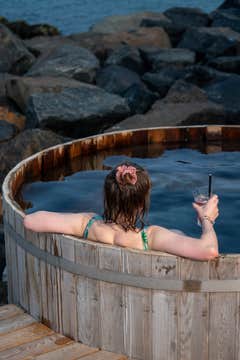 Standard Admission to Blabjorg Resort's Musteri Spa in East Iceland