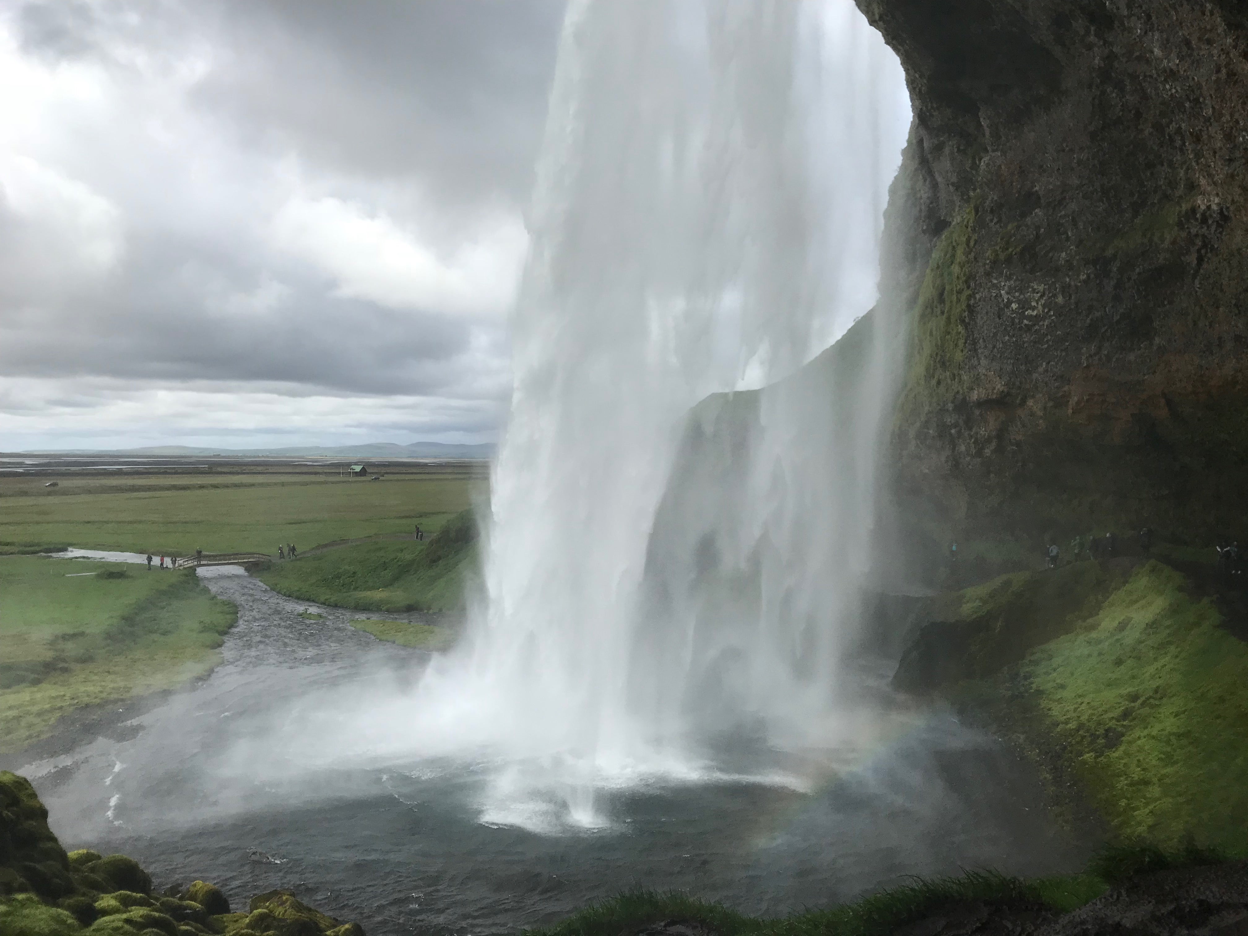 Get ready to get wet at Seljalandsfoss, the waterfall you can walk behind!
