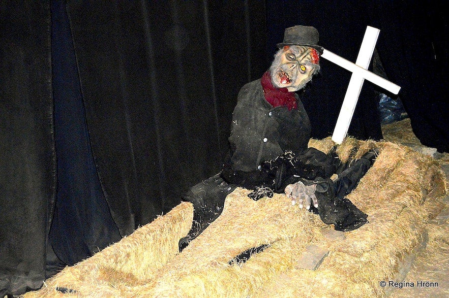 The ghost stories and displays of Draugasetrid can be scary for many guests. The ghost stories and displays of Draugasetrid can be scary for many guests.