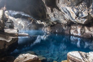 The Grjotagja lava cave was a famous filming location for 'The Game of Thrones' TV series.