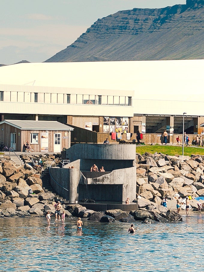 Relax and unwind in the natural hot waters of Gudlaug, the Pool of God.