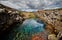 Snorkel along the Mid-Atlantic Ridge at the Silfra Fissure in Iceland's Thingvellir National Park.