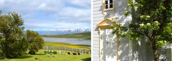 The beautiful Churches in Svarfaðardalur Valley in North Iceland
