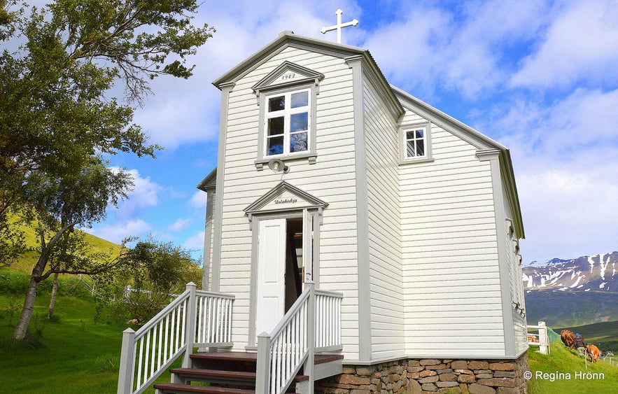 The beautiful Churches in Svarfaðardalur Valley in North Iceland